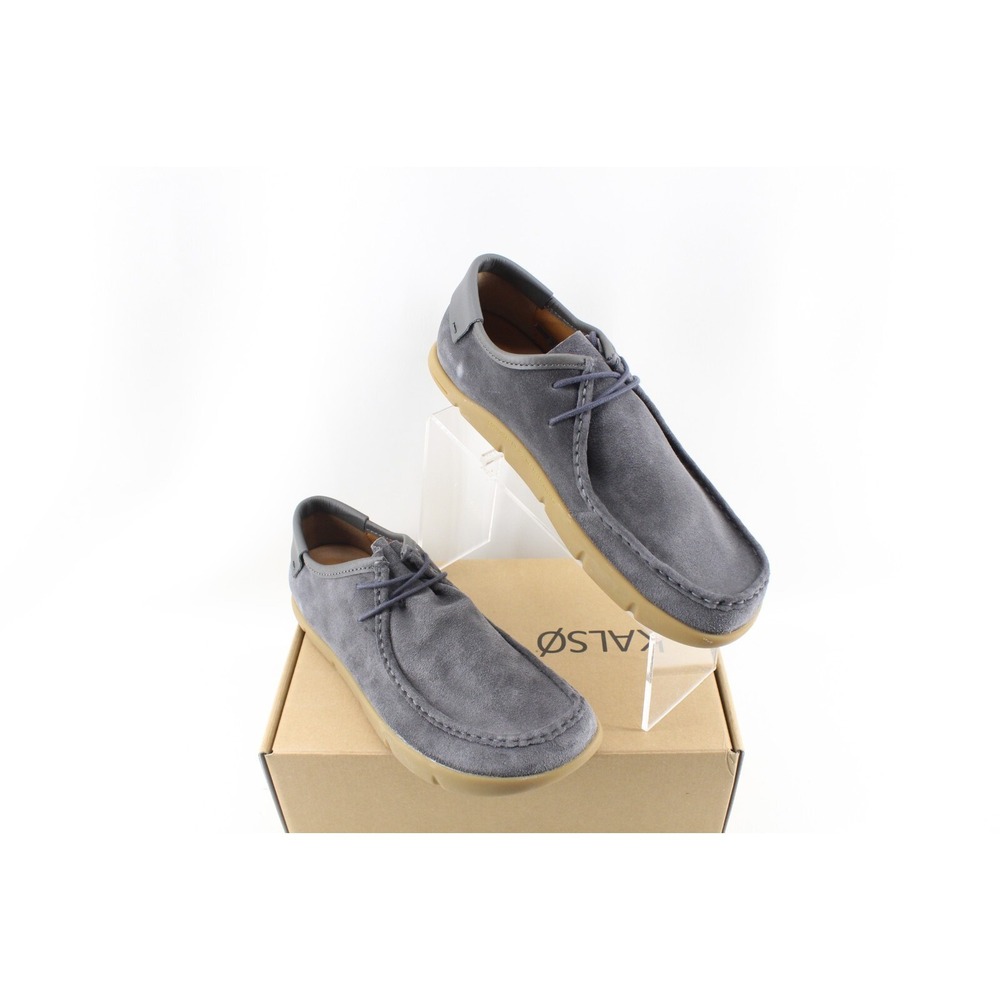 Kalso Darby Carbon Gray Suede Negative Heel‎ Earth Shoes Size 11.5 Mens 44.5 EUR
